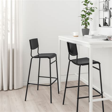 Bar chairs ikea - INGOLF Bar stool with backrest, brown-black,24 3/4 ". $95.00. (722) Financing options are available. Details >. Choose color Brown-black. Choose size 24 3/4 ".